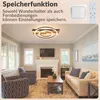 ZMH LED Deckenlamape 34W Holz Deckenleuchte Dimmbar 55CM Produktbild-Vorschau 4