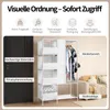 Stoffschrank Kleiderschrank, Kleiderstange und Produktbild-Vorschau 4