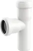 HT Abzweig T-Stück Verbinder DN 32/32 90 87,5° weiß PP Produktbild-Vorschau 2