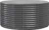 A dark gray, corrugated metal raised garden bed. Náhľad obrázku produktu