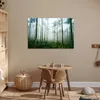 MuchoWow® Poster Ein Wald mit Palmen und Nebel 60x40 cm - Produktbild-Vorschau 6