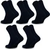 Sportsocken Herren Damen Unisex 43-46 Navy Blau Baumwolle Produktbild-Vorschau 1