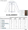 DESEN Damen Freizeitjacke Hausjacke Bluse Mit Produktbild-Vorschau 6