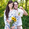 Mr. & Mrs. Panda Schild Bär Regenschirm DIN A5 - Grau Produktbild-Vorschau 4