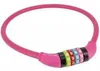 Candado numérico rosa para cables Vista previa de la imagen del producto 5