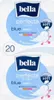 The image shows the packaging for Bella Perfecta Ultra Blue sanitary pads. Podgląd zdjęcia produktu