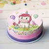 Essbares Tortenpapier Einhorn Geburtstag 20cm Produktbild-Vorschau 2