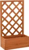 vidaXL Treillis de jardin avec bac à fleurs orange 50x25x90 Voir les images du produit 6