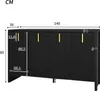 okwish Commode/Buffet avec grand espace de rangement, 4 Voir les images du produit 4