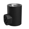 Spectrum LED Außenleuchte Wandlampe Torre Rund Schwarz IP54 Produktbild-Vorschau 4