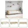 The Living Store Tagesbett mit Matratze Creme 90x200 cm Produktbild-Vorschau 1