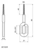 Walraven Holzgewinde-Langlochschraube 6813650 H 6x85mm, Produktbild-Vorschau 2