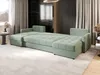 A modern living room with a large sectional sofa. Náhľad obrázku produktu