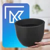 KADAX Blumentopf "Rafat", runder Übertopf, Pflanztopf aus Produktbild-Vorschau 4