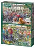 Falcon de Luxe Die Motorradshow 2 -Pack -Puzzle - 500 Stück Produktbild-Vorschau 3