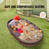 SucceBuy Sandkasten mit Abdeckung, 72 x 41,5 x 9,1 Zoll Produktbild-Vorschau 3