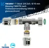 tecuro T-Stück 3/8 Zoll / Ø 10 mm Abzweigverteiler für Produktbild-Vorschau 6