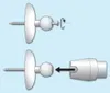 Adattatore per parete inclinata Ø27 mm per binari per tende Anteprima dell’immagine prodotto 2