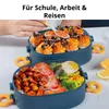 3-lagige Bento Lunchbox 2000ml – Auslaufsicher & Produktbild-Vorschau 9