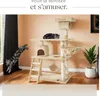 Arbre à chat MARCEL 141 cm - beige Voir les images du produit 5