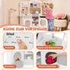 COSTWAY Eck Spielküche Holz, Kinderküche mit Sound & Licht, Produktbild-Vorschau 6