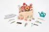 UMU® Set da giardino in legno 30 pezzi - piccolo giardino Anteprima dell’immagine prodotto 2