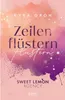A book cover with abstract watercolor splashes in pink, orange, and purple, with glittery accents. Voir les images du produit