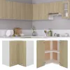 vidaXL Rohová nástěnná skříňka Sonoma dub 57x57x60 cm Náhled obrázku produktu 3