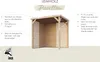Karibu Holzpavillon Grillpavillon Grillküchenunterstand Produktbild-Vorschau 3