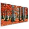 Triptychon auf leinwand orangefarbene landschaften 60x40 cm Produktbild-Vorschau 1