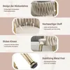 A collage of images showcasing features of a chair, with text descriptions in German. Anteprima dell’immagine prodotto