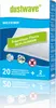 A product box for vacuum cleaner bags and microfilters. Produktbild-Vorschau