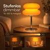 LED-Nachttischlampe im Retro-Design, dimmbare Tischleuchte Produktbild-Vorschau 3