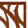 vidaXL Garten-Wanddeko 105x55 cm Cortenstahl Muschel-Design Produktbild-Vorschau 6