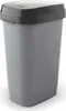 Odpadkový koš KIS Dual Swing bin 0307, 50 l, vel. L, šedý Náhled obrázku produktu 3