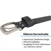 Ledergürtel  GERMANY, 3 cm breit, Gürtel für Damen und Produktbild-Vorschau 3