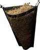 A black hay bag filled with hay, suspended against a white background. Anteprima dell’immagine prodotto