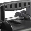 A close-up view of the handle and part of the top of a black tool case. Náhľad obrázku produktu