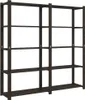 vidaXL Lagerregal mit 5 Böden Schwarz 170x38x170 cm Produktbild-Vorschau 1