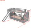 Etagenbett mit 2 Liegeflächen, Lattenrost, Rausfallschutz Produktbild-Vorschau 4