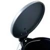 Edelstahl Treteimer 3L mit Softclose Grau Rund mit Produktbild-Vorschau 2