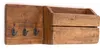 SCHLÜSSELBRETT "LINO" | mit 3 Haken | Holz Wandgarderobe Produktbild-Vorschau 1