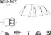 Tunnelzelt 4 Personen 455x260x190cm, wasserdicht, Produktbild-Vorschau 15