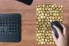 MuchoWow® Mauspad Mousepad Muster - Formen - Gold 18x27 cm Produktbild-Vorschau 4