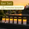 6er Grablichter LED Batteriebetrieben Set Grabkerzen LED Produktbild-Vorschau 7