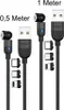 Magnetický nabíjací kábel sada 2 (0,5 m+1 m) SOONTEC Náhľad obrázku produktu 1