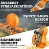 Safetytex Spanngurt 6 Meter 35mm 2000kg zweiteilig Anhänger Produktbild-Vorschau 5