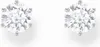 A pair of diamond stud earrings on a white background. Produktbild-Vorschau