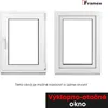 Suterénne okno Biele 400X800 mm s dvojitým zasklením (32 Náhľad obrázku produktu 4