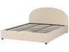 BELIANI Polsterbett Beige Bouclé-Stoff 180 x 200 cm mit Produktbild-Vorschau 10